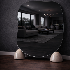 Dark Grey Mirror - (Black)