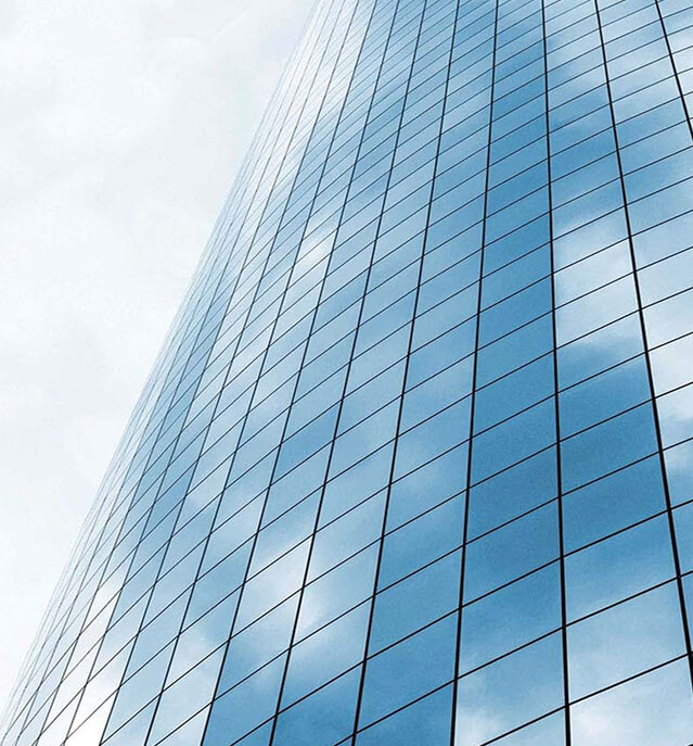 Glass building exterior