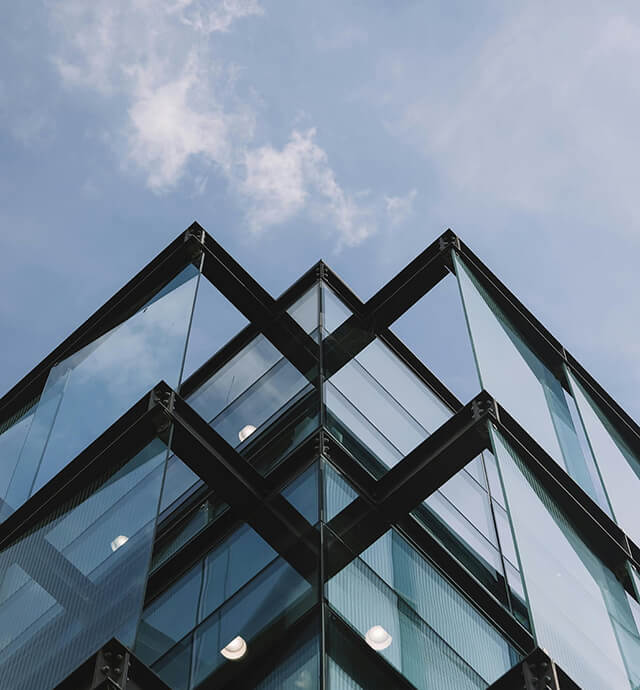 Glass building exterior